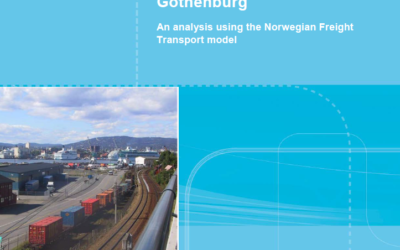 TØI-report: Faster transport time for railway Gothenburg- Oslo will lead to cost savings, benefit transport chains and reduce CO2 emissions